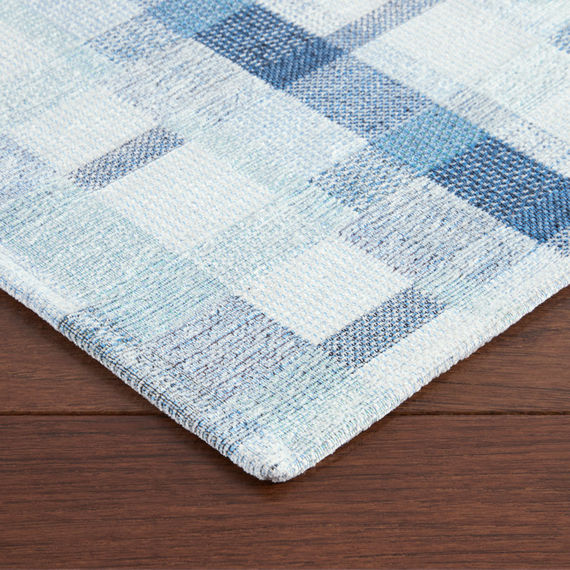Martha Stewart Plaid SlipResistant Kitchen Mat & Reviews Wayfair